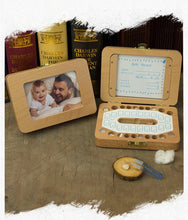 Load image into Gallery viewer, High Quality Beech Wood Baby Tooth Collector
