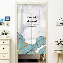 Load image into Gallery viewer, Japanese Door Curtain Fabric Without Punching Household Bedroom Bathroom Kitchen Half Curtain
