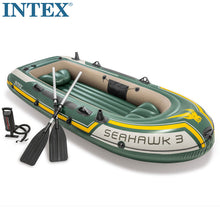 Load image into Gallery viewer, Seahawk Trio High quality Gaint Inflatable Canoe Rowing Air Fishing Boat
