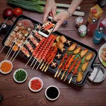 Load image into Gallery viewer, 1500W Non Stick Electric BBQ Grill Smokeless 5-Level Adjustable Electric Grill
